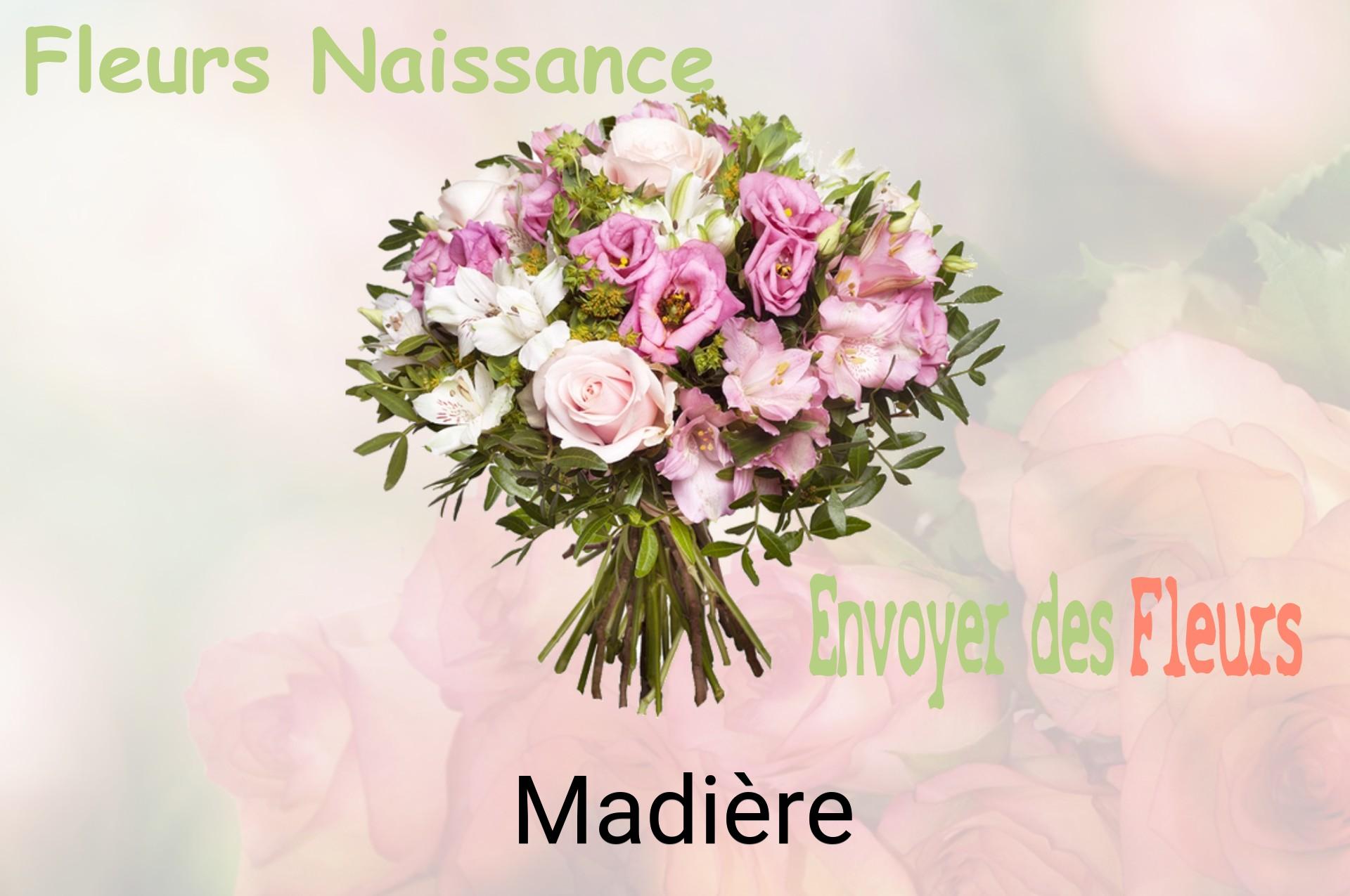 Bouquet de fleurs de naissance livré à Madière